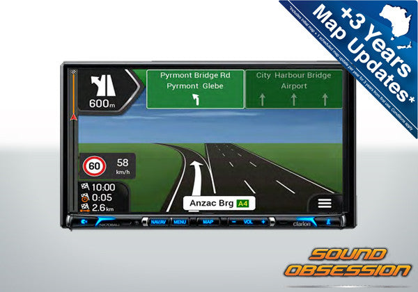 Clarion NX706AU 2-DIN Advanced Navigation & Multimedia Station