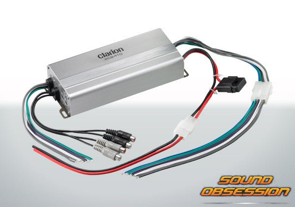 Clarion XC2410 Micro Size 4/3/2 Channel Class D Marine Amplifier