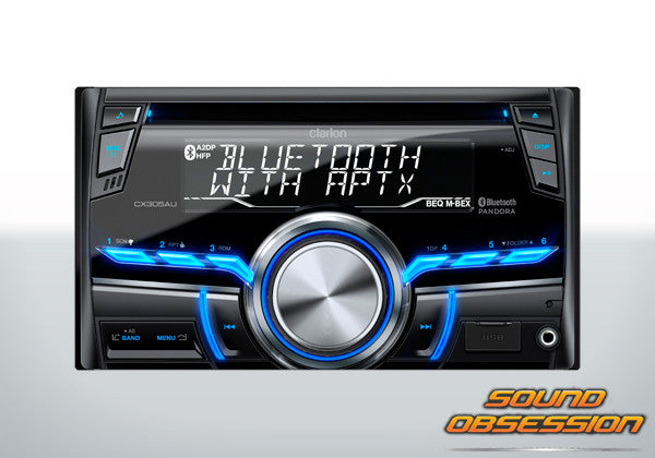 Clarion CX305AU 2-DIN Bluetooth/CD/USB/MP3/WMA Receiver