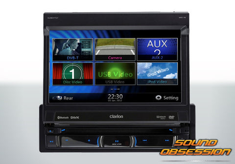 Clarion NZ502A 7" DVD Multimedia Station With Built-in Navigation