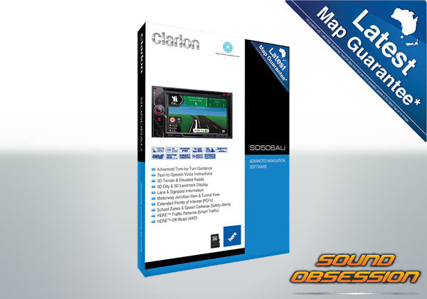 Clarion SD506AU Advanced Navigation For Use With VX506AU