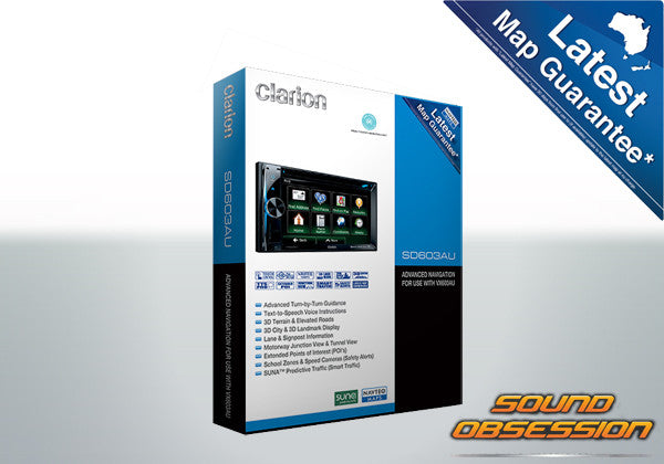 Clarion SD603AU Advanced navigation For Use With VX603AU