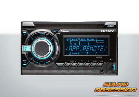 Sony WXGT90BT 2-DIN Bluetooth MP3/WMA/AAC CD Player